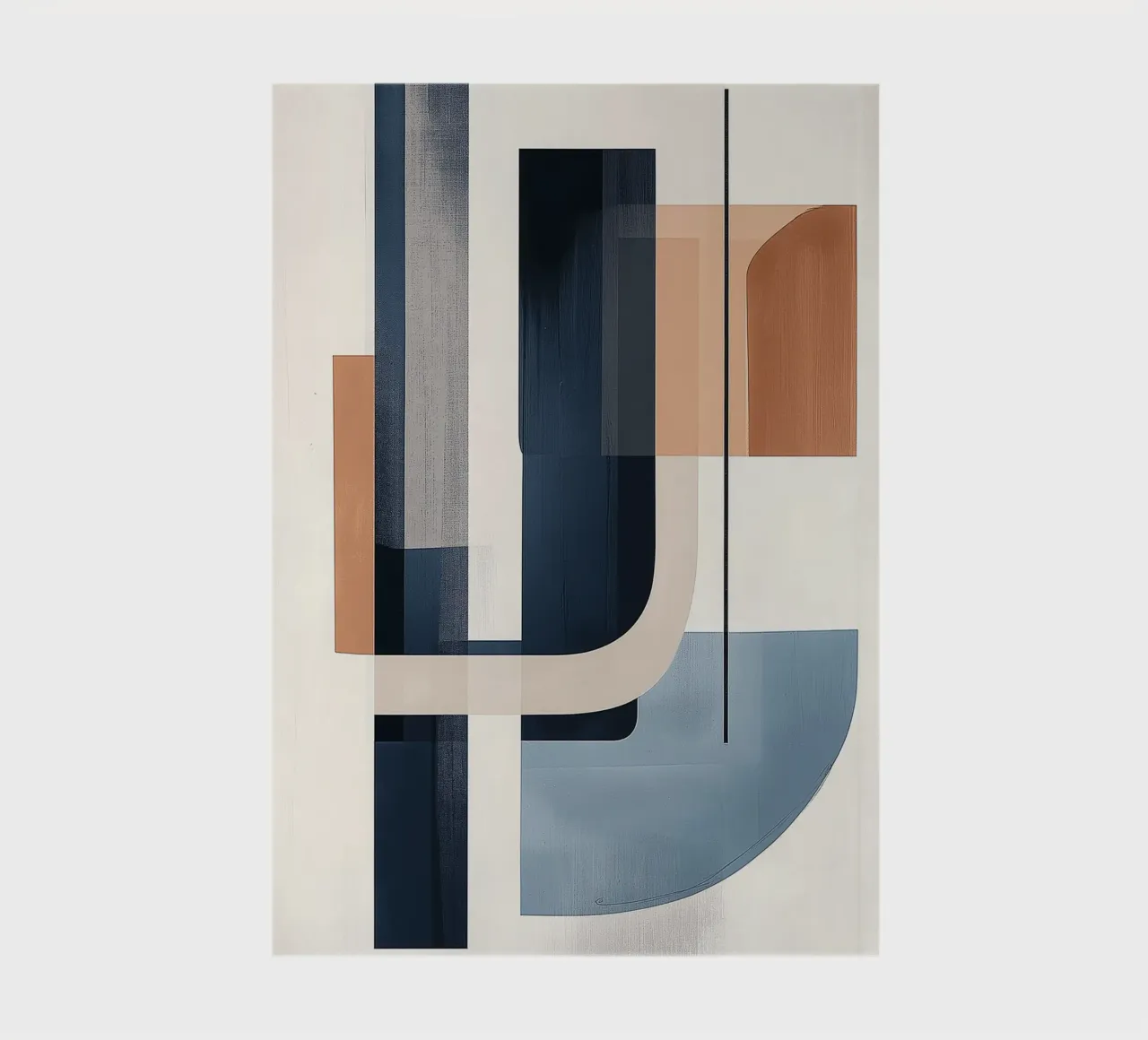 Modern geometric composition notebook by DWA