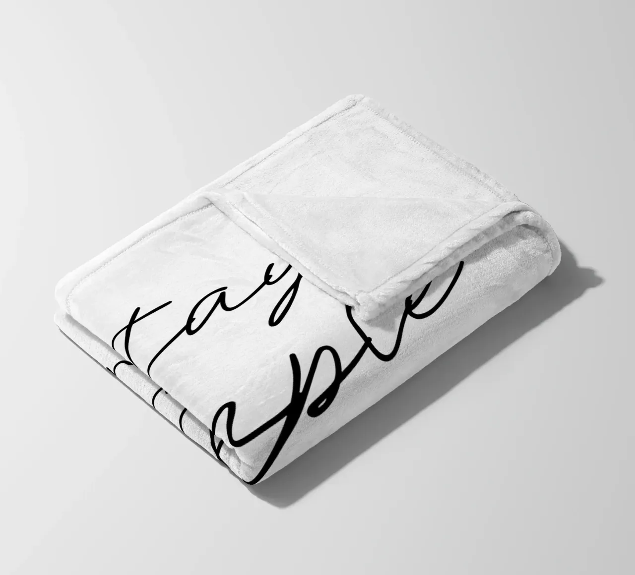 Stay Simple Stay True Tipografia minimalista coperta in pile da YV TYPOGRAPHY