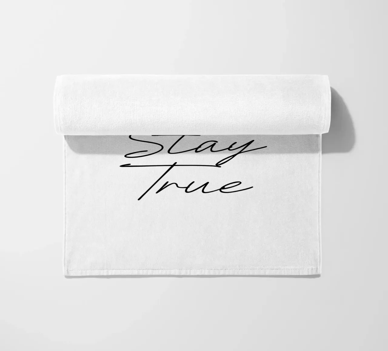 Stay Simple Stay True Tipografia minimalista telo mare da YV TYPOGRAPHY