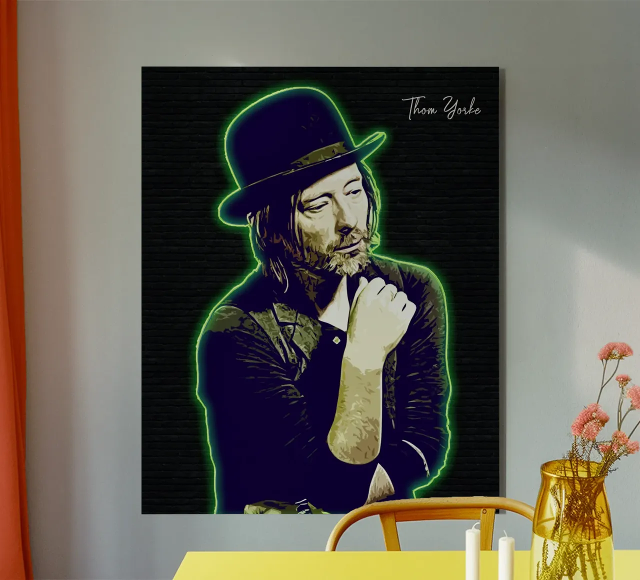 Art of Yorke alu-dibond by neonartroom