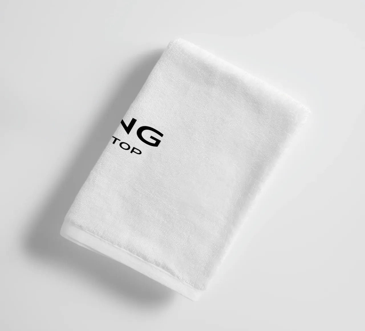 Keep Going Don't Stop Minimalist Typography towel by YV TYPOGRAPHY