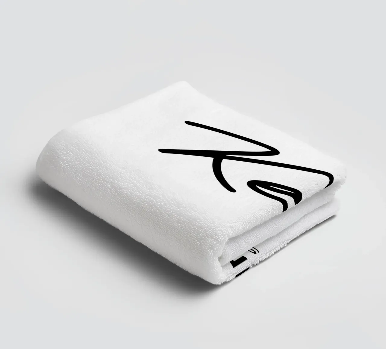 Keep Going Don't Stop Minimalist Typography towel by YV TYPOGRAPHY