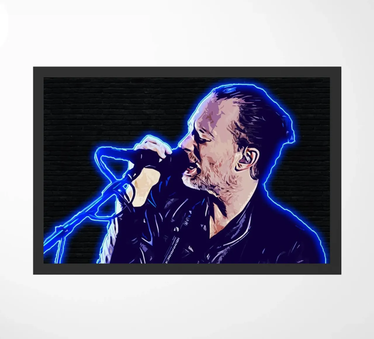 Alto e secco zerbino da neonartroom