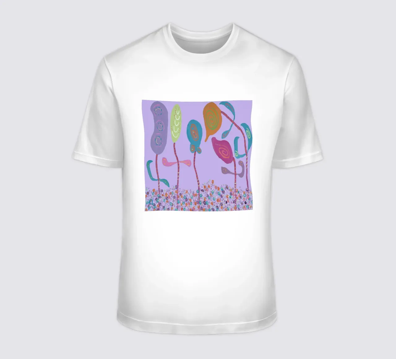 Bellezza della condivisione - Viola t-shirt da Helen Joynson