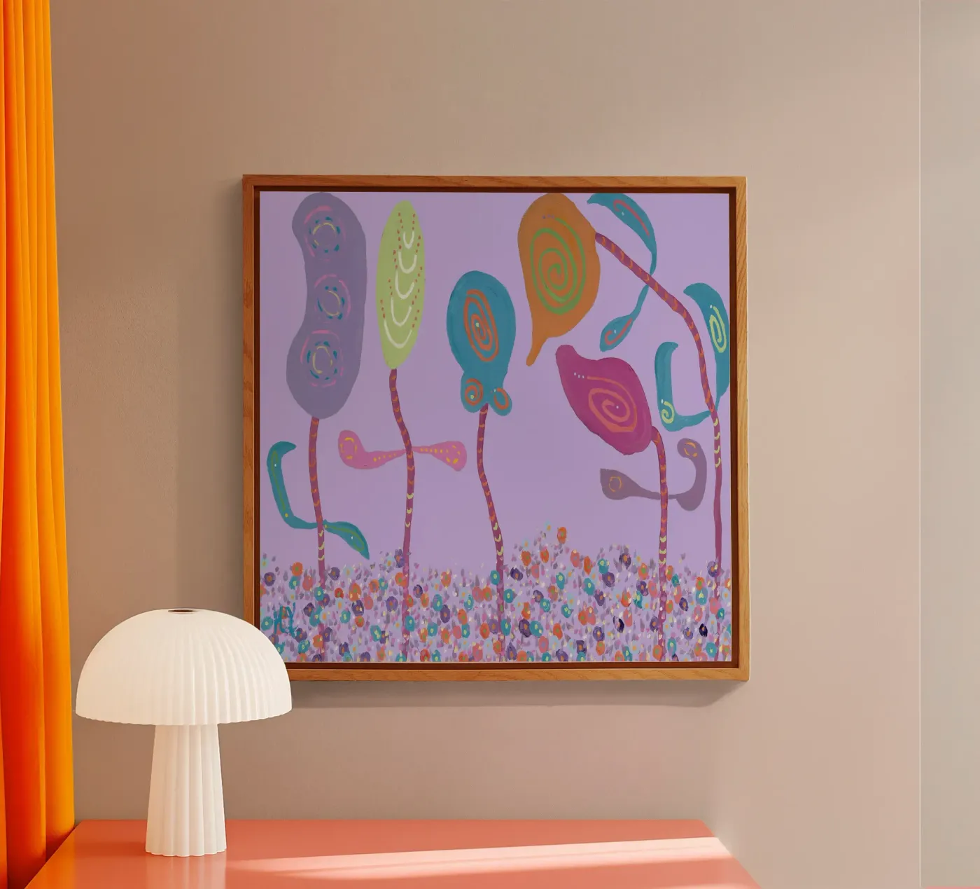 Bellezza della condivisione - Viola plexiglass da Helen Joynson