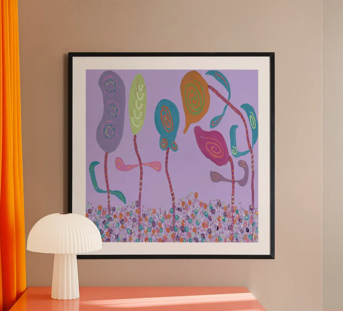 Bellezza della condivisione - Viola poster da Helen Joynson