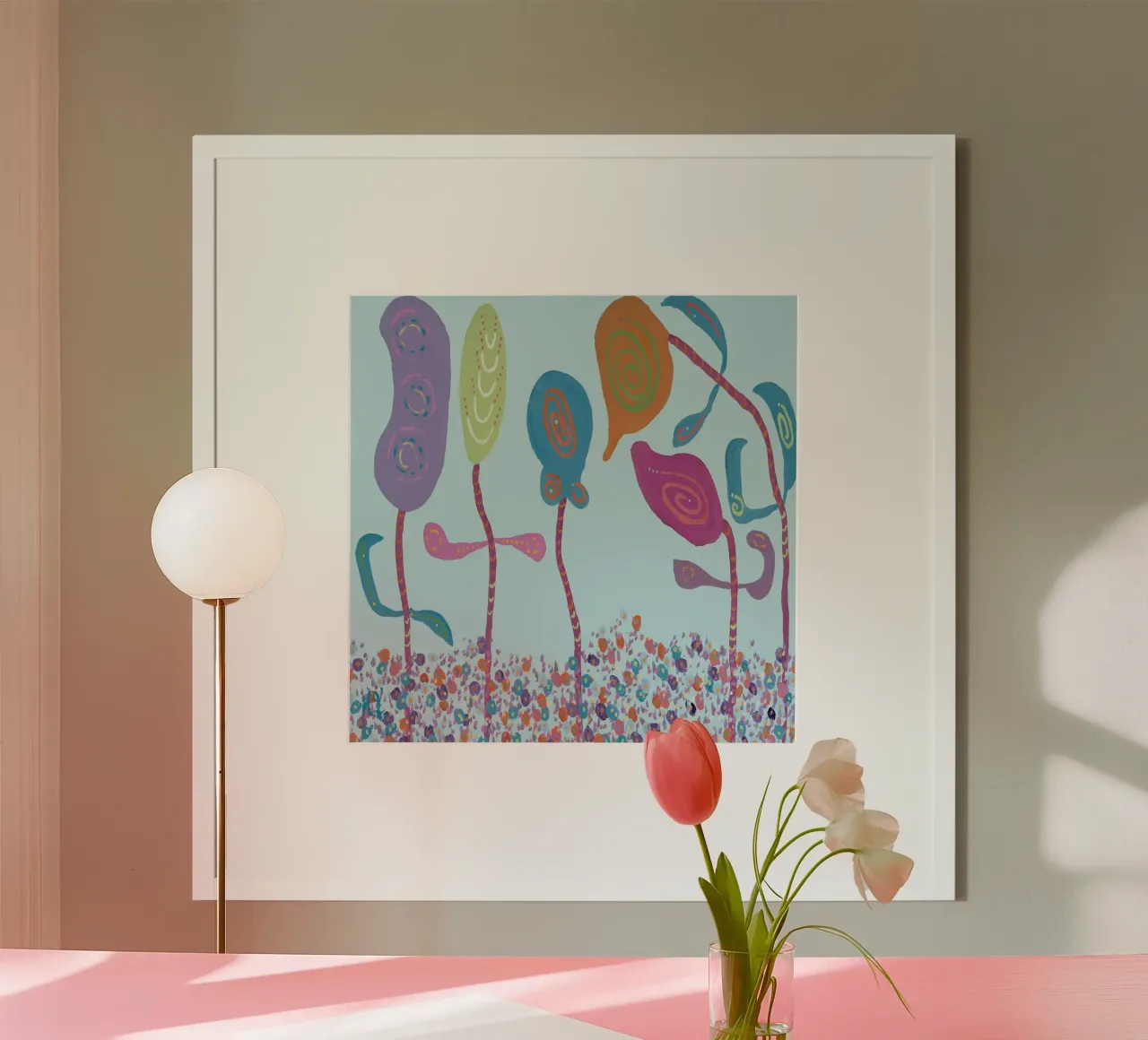 La bellezza della condivisione - Blu poster da Helen Joynson