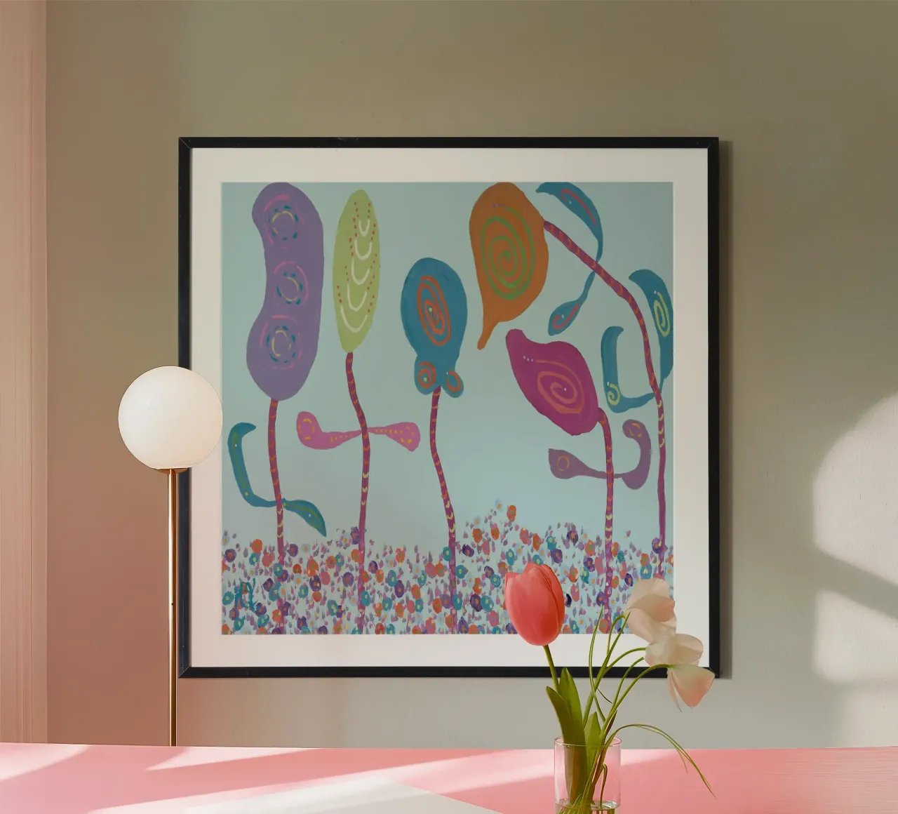 La bellezza della condivisione - Blu poster da Helen Joynson