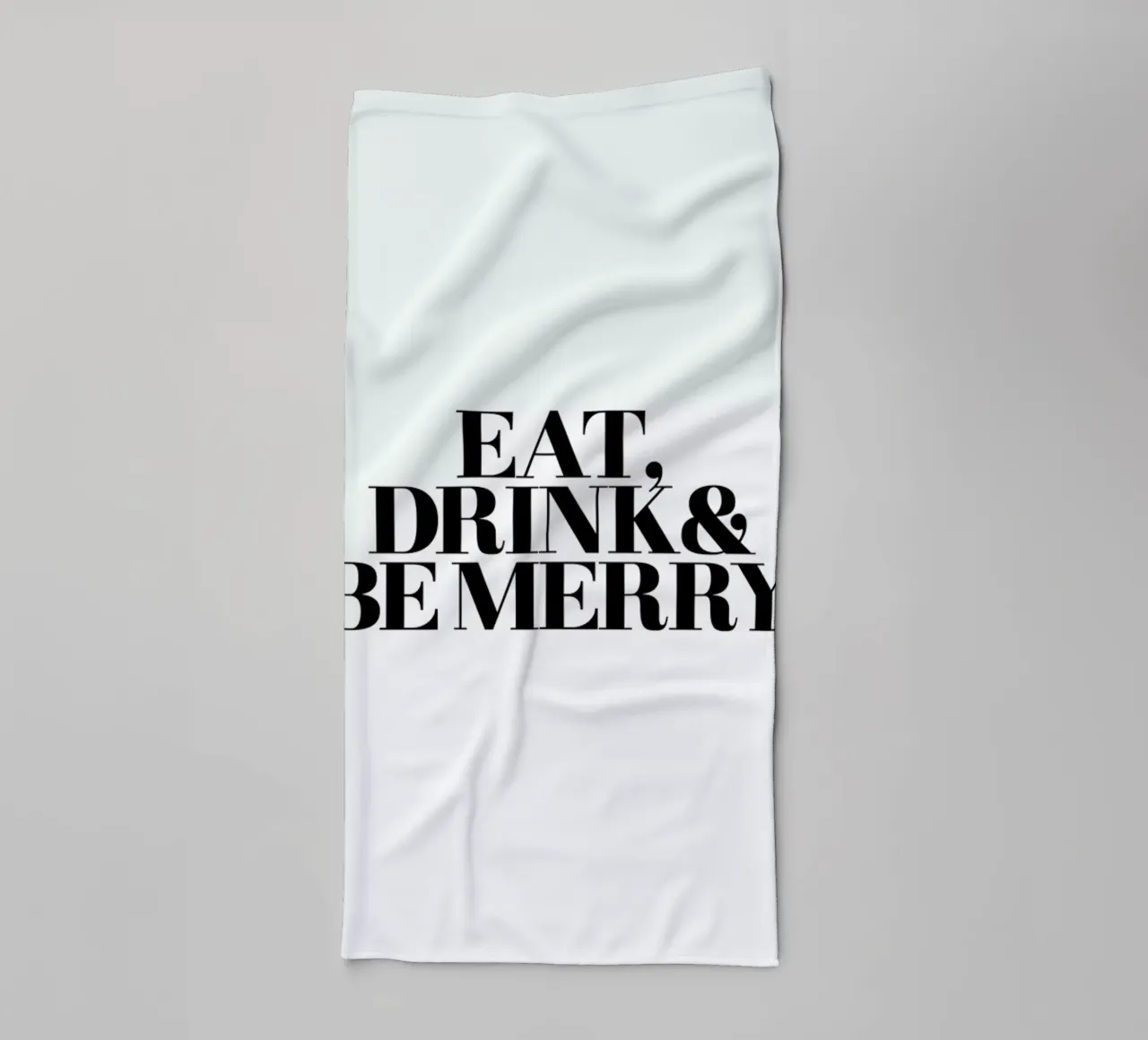 Eat, Drink & Be Merry asciugamano da bagno da Studio One