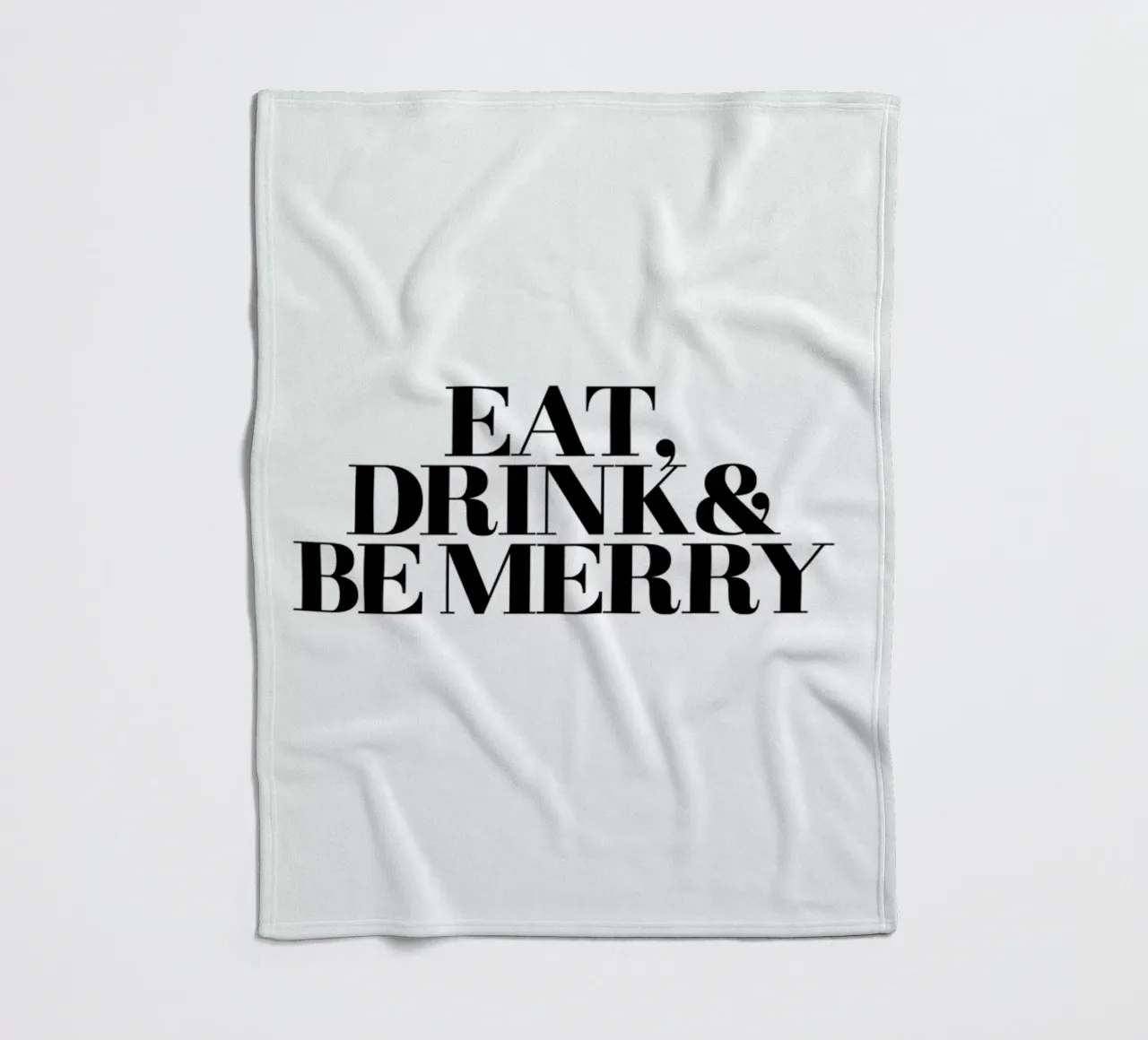 Eat, Drink & Be Merry coperta in pile da Studio One
