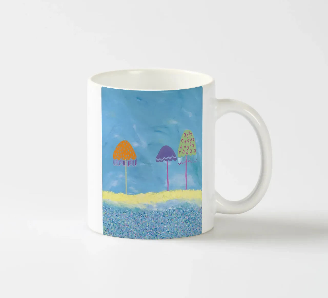 Le spiagge sono d'oro tazza in ceramica da Helen Joynson