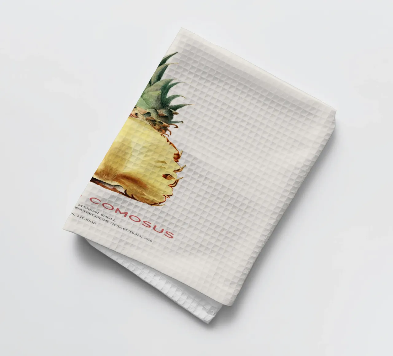 Ananas oder Ananas comosus Geschirrtuch von Vintagrafica