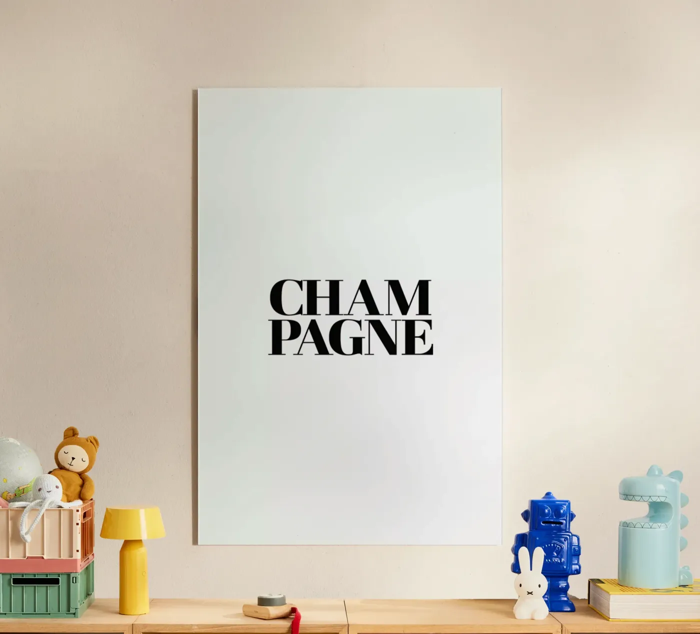 Champagne plexiglass da Studio One
