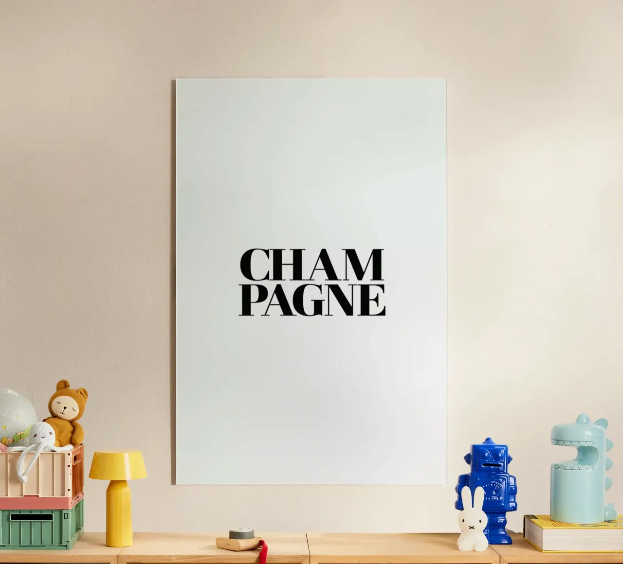 Champagne plexiglass da Studio One