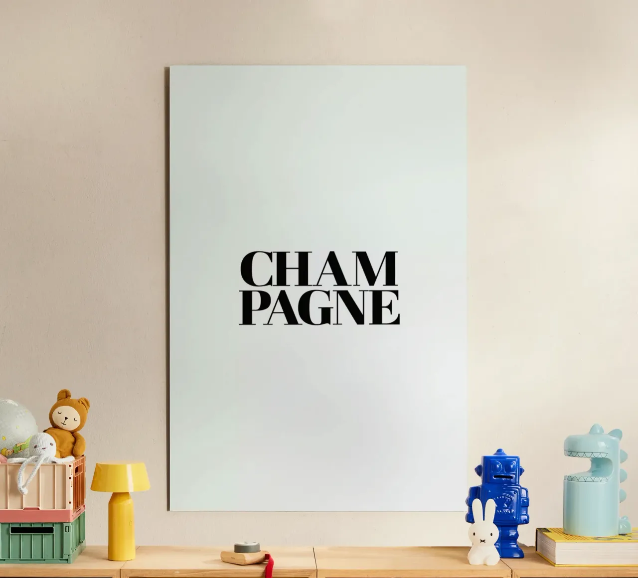 Champagne alluminio dibond da Studio One