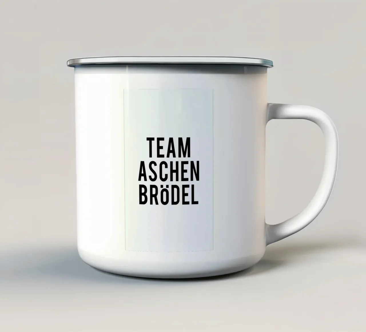Team Aschenbrödel tazza in smalto da Studio One