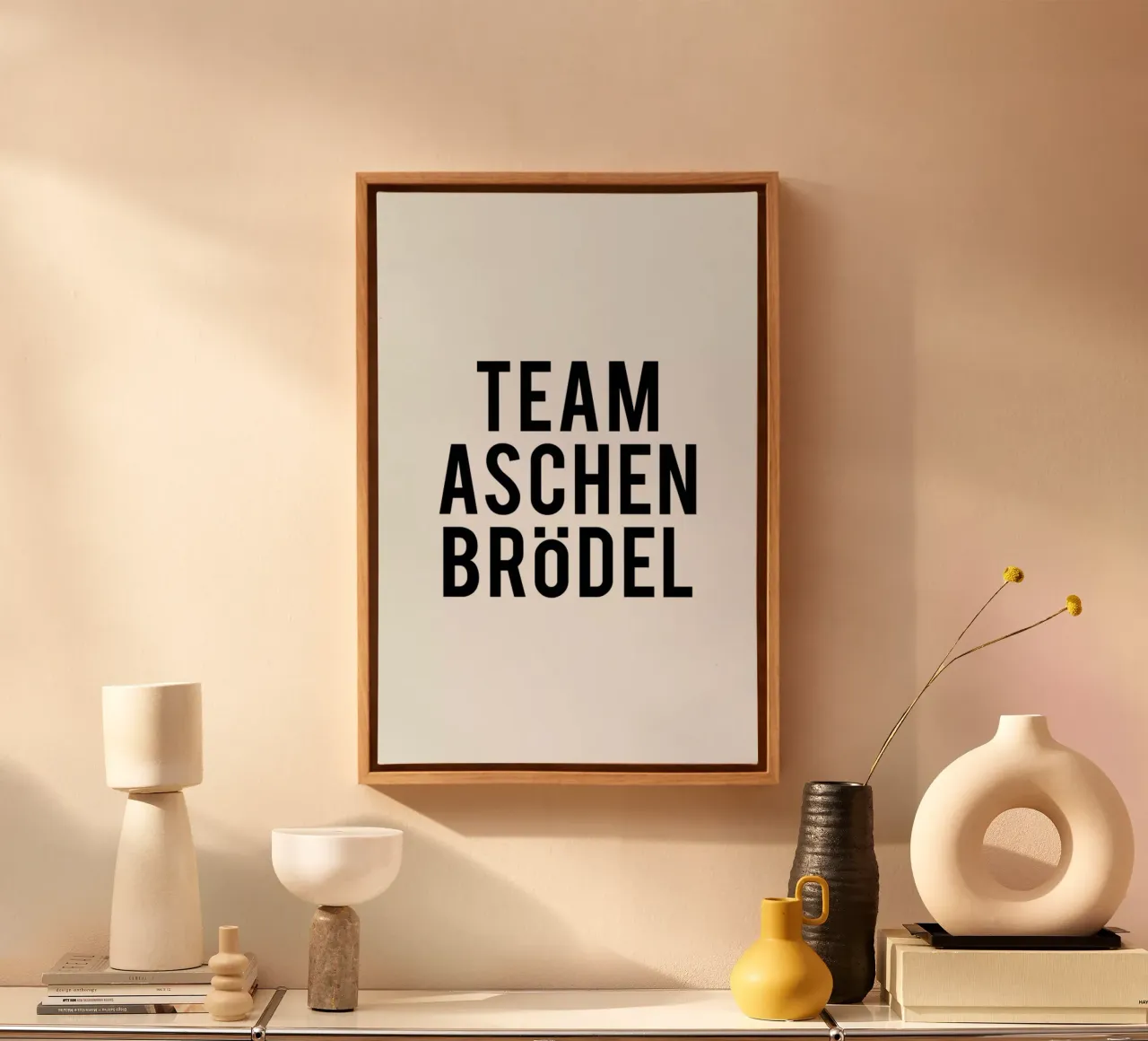 Team Aschenbrödel tela con Cornice a cassetta da Studio One