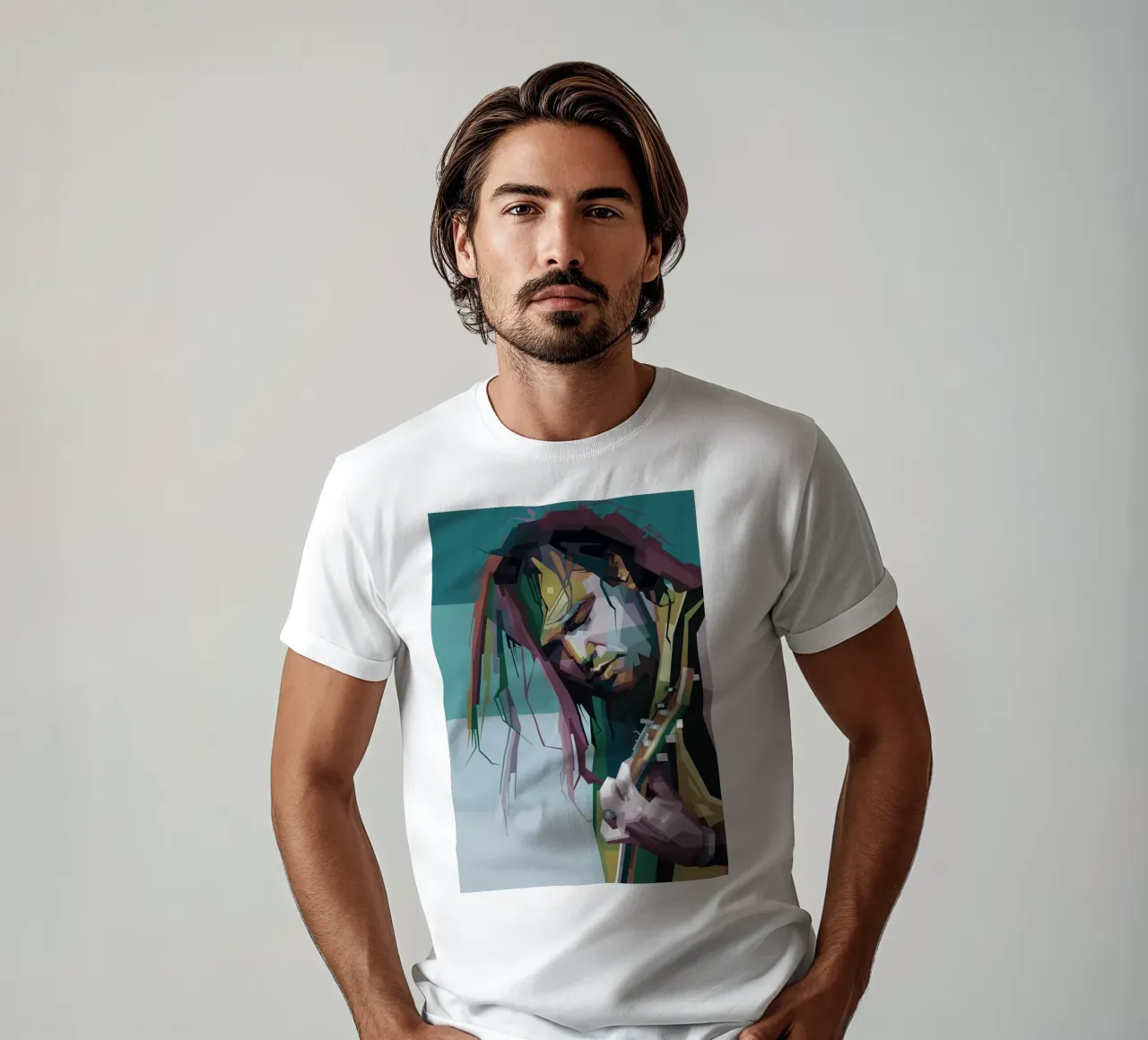 Max Cavalera WPAP fanart t-shirt da Alkahfsmart