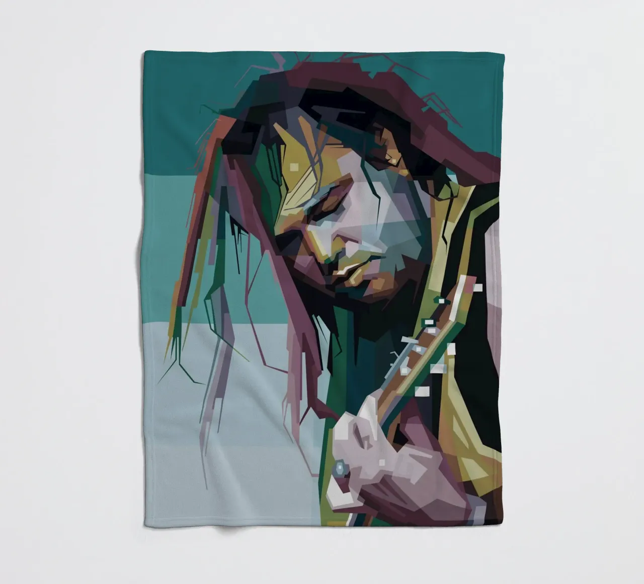 Max Cavalera WPAP fanart coperta in pile da Alkahfsmart