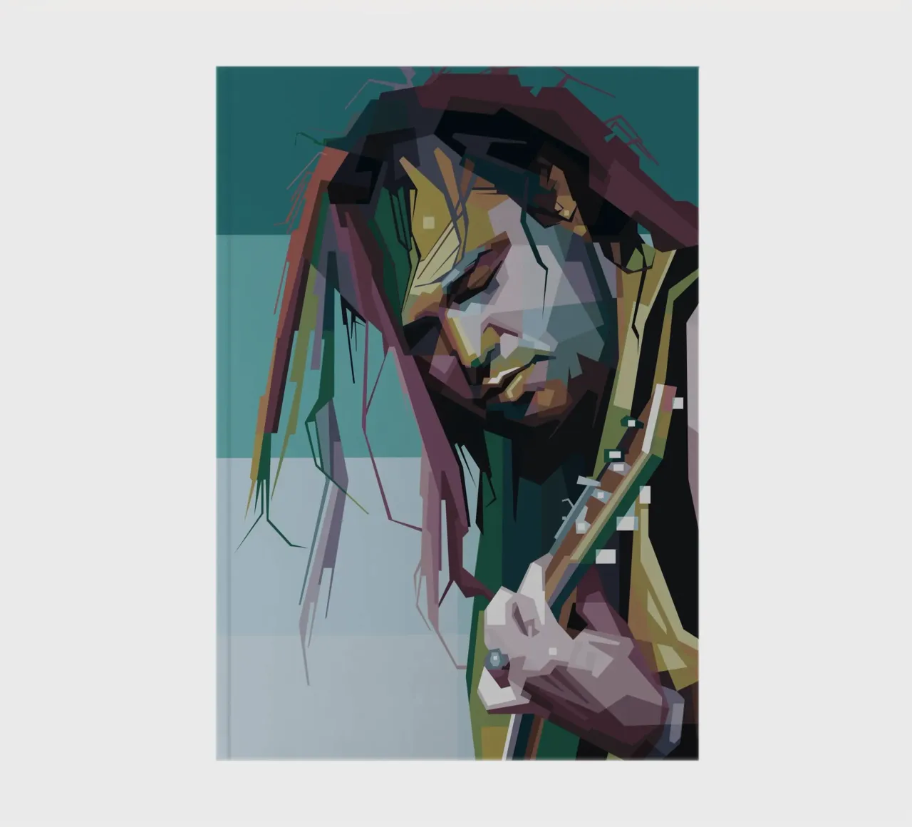 Max Cavalera WPAP fanart notebook by Alkahfsmart