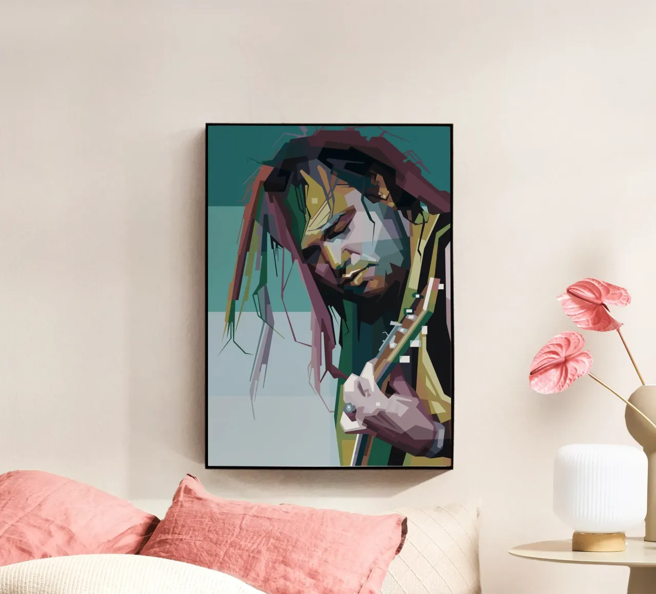 Max Cavalera WPAP fanart plexiglass da Alkahfsmart