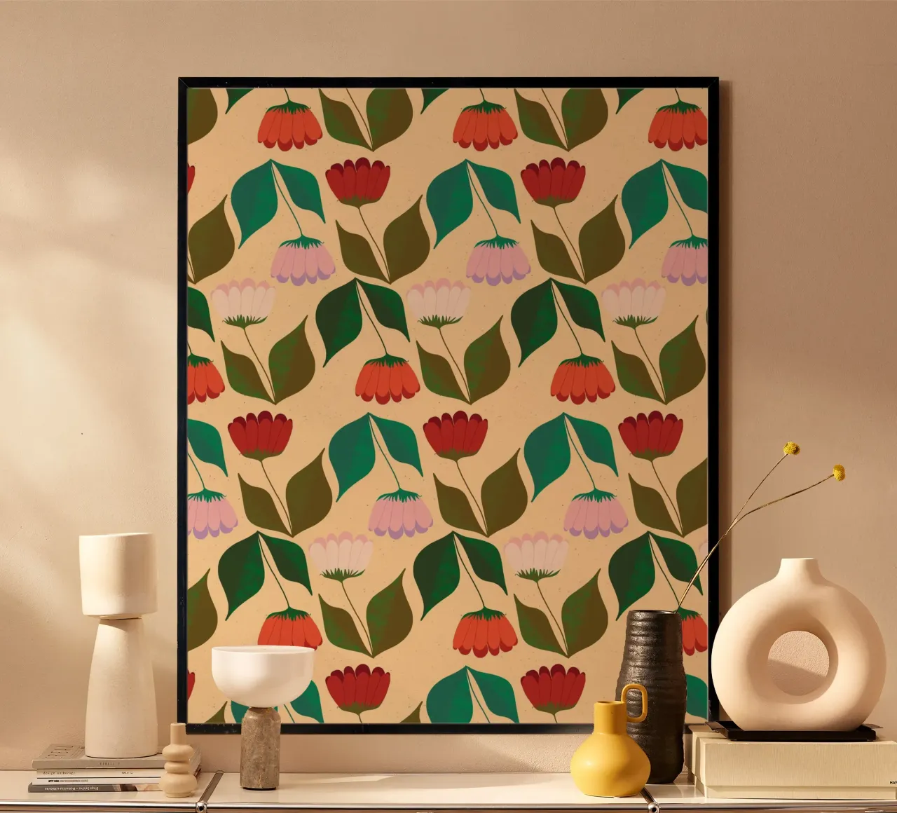 Tulips in a row hahnemühle by nicigabrieldesigns