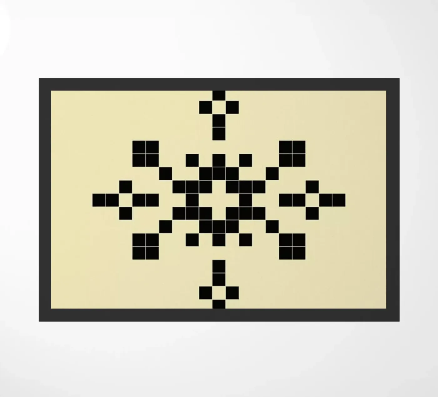 Pixel Snowflake Yellow zerbino da Studio One