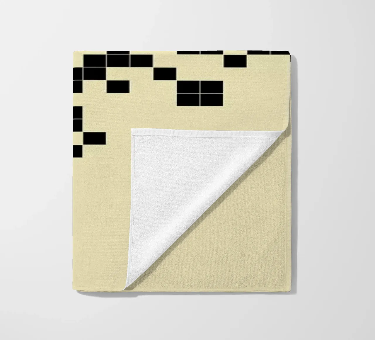 Pixel Snowflake Yellow telo mare da Studio One