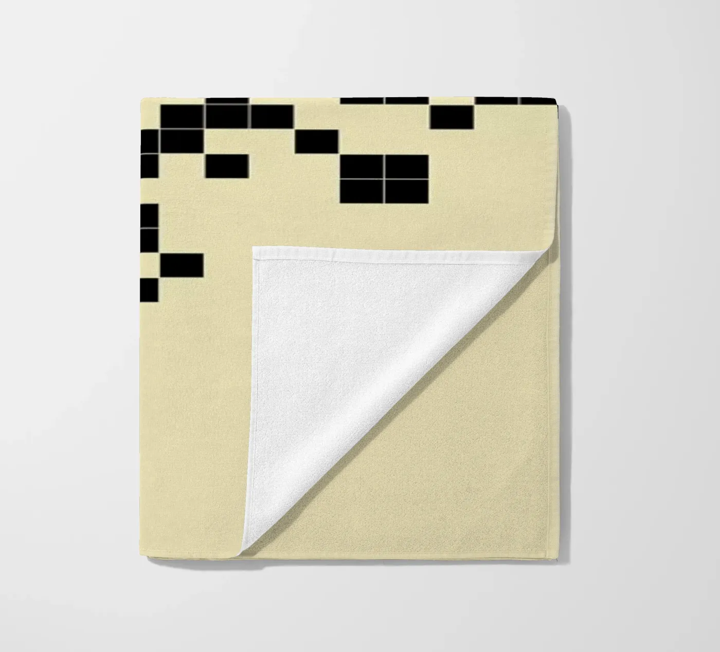 Pixel Snowflake Yellow telo mare da Studio One