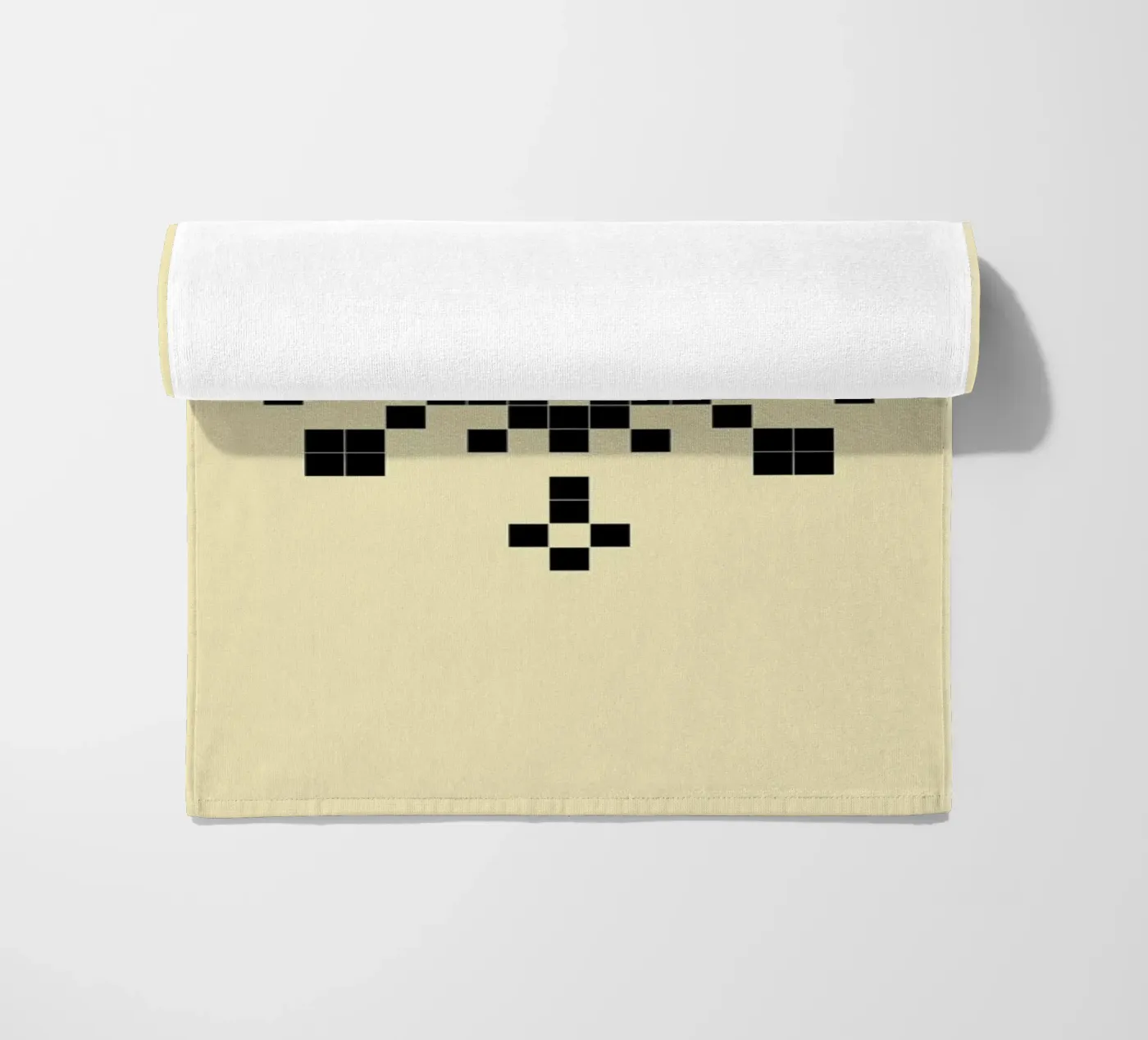 Pixel Snowflake Yellow telo mare da Studio One