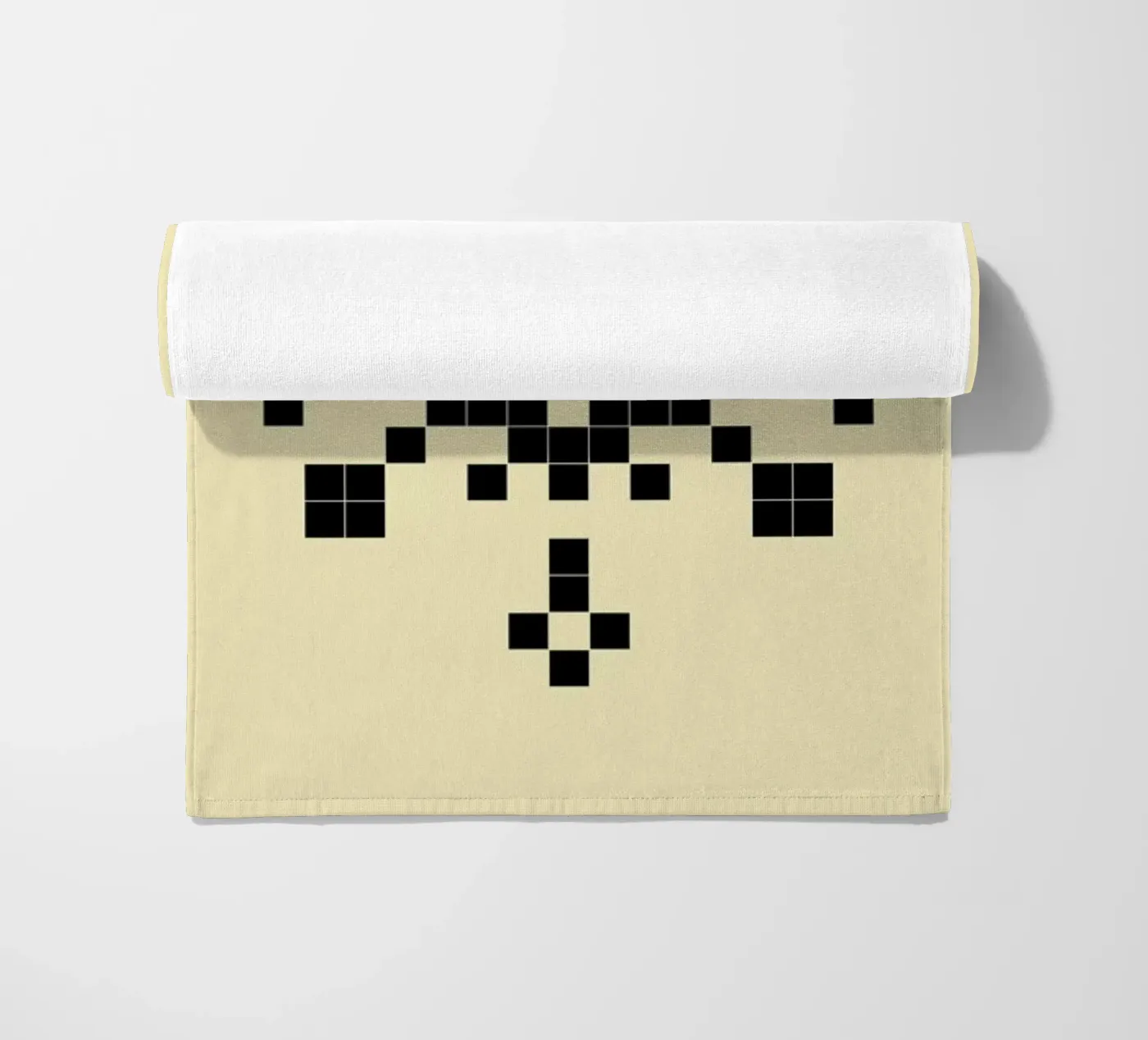 Pixel Snowflake Yellow telo mare da Studio One
