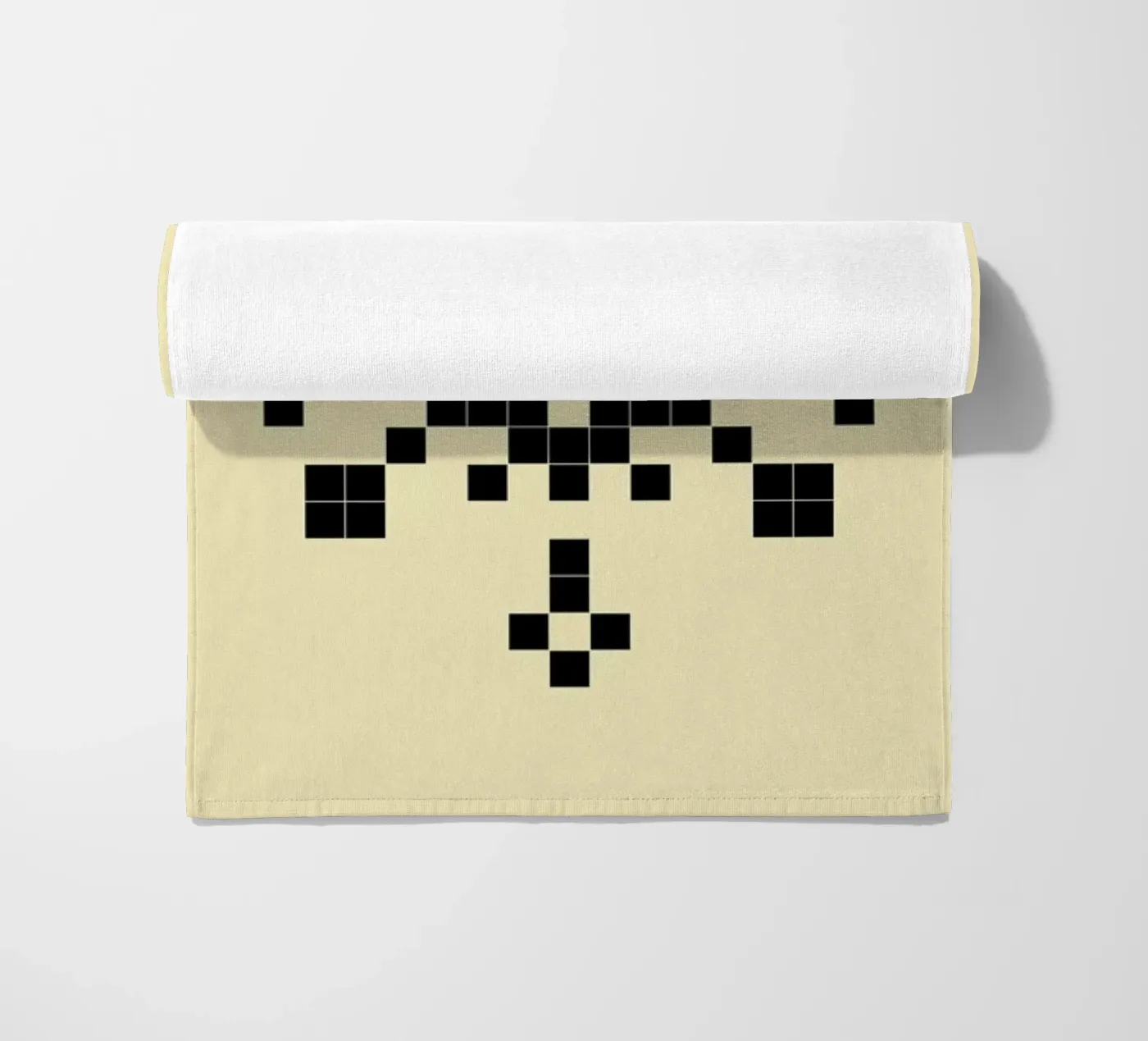 Pixel Snowflake Yellow telo mare da Studio One