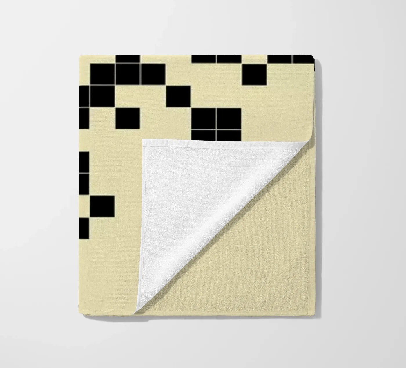 Pixel Snowflake Yellow telo mare da Studio One