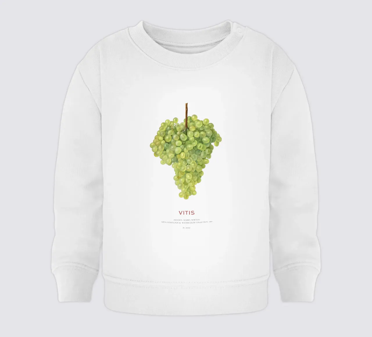 Uva o Vitis felpa neonato da Vintagrafica