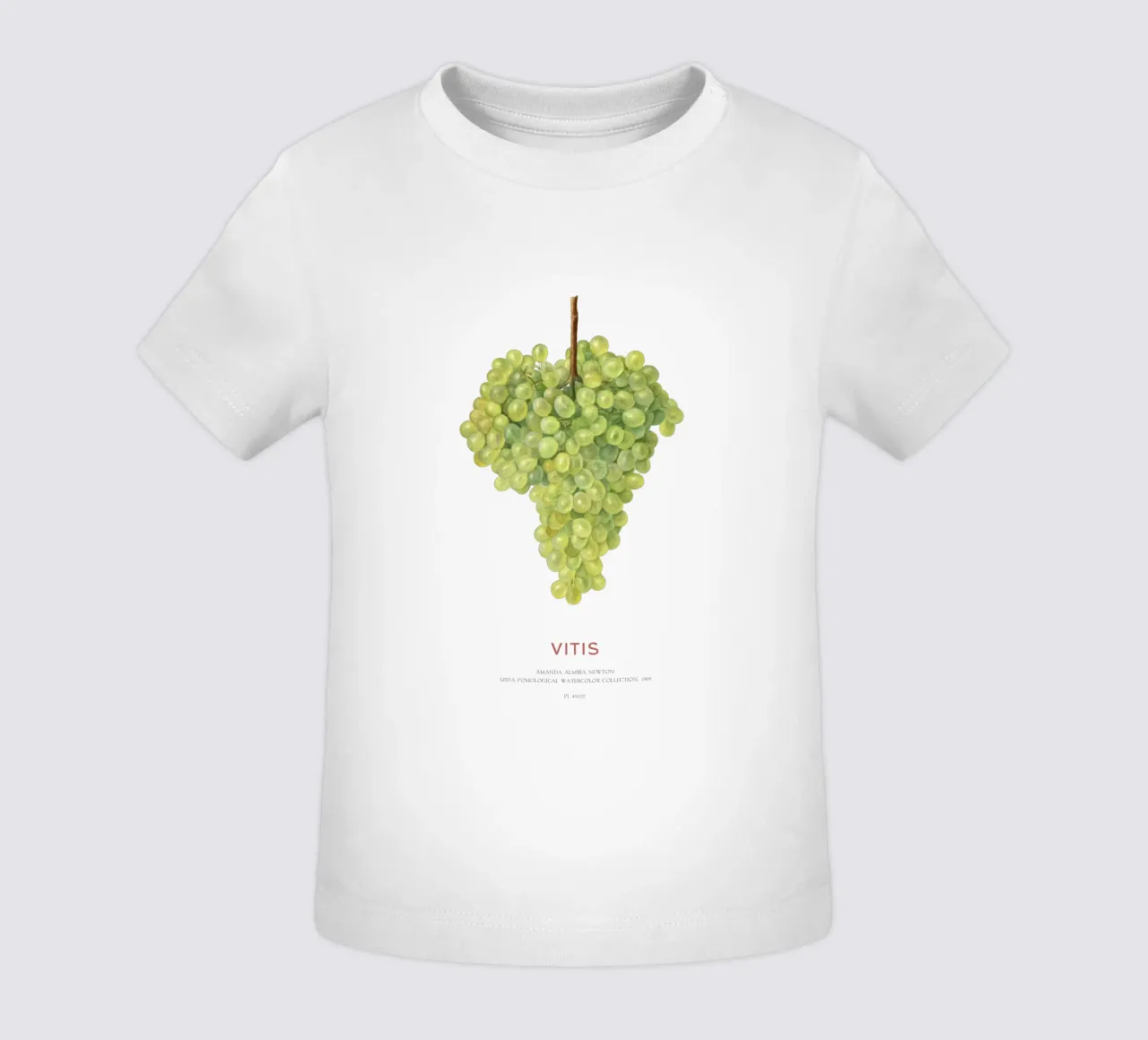 Uva o Vitis maglietta neonato da Vintagrafica