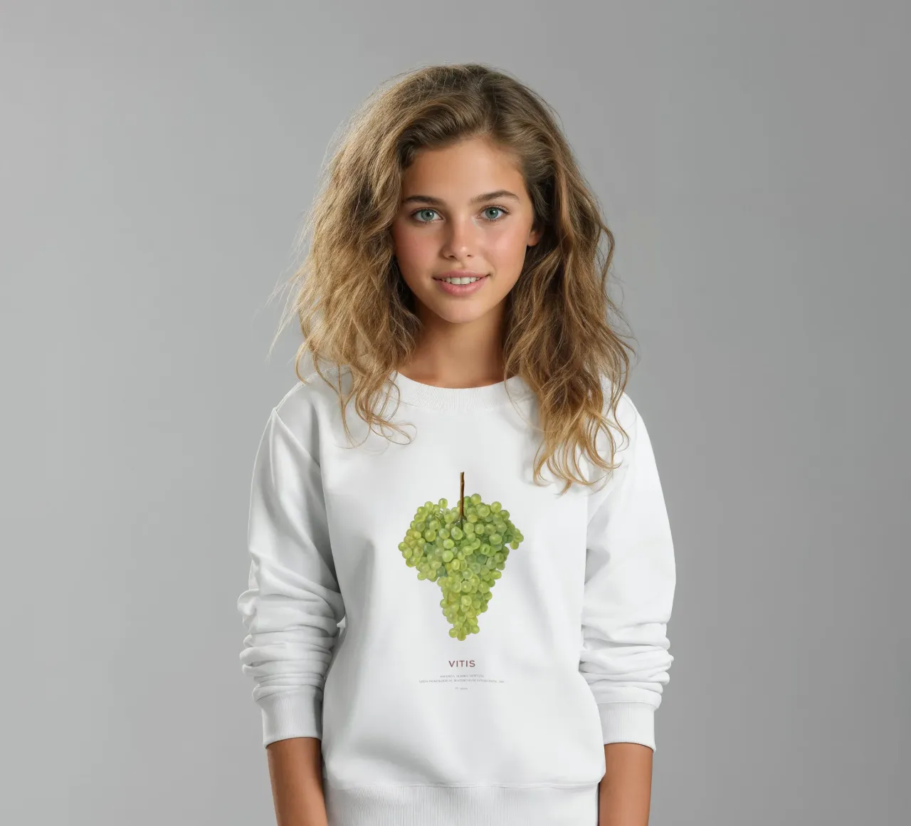 Uva o Vitis felpa bambino da Vintagrafica
