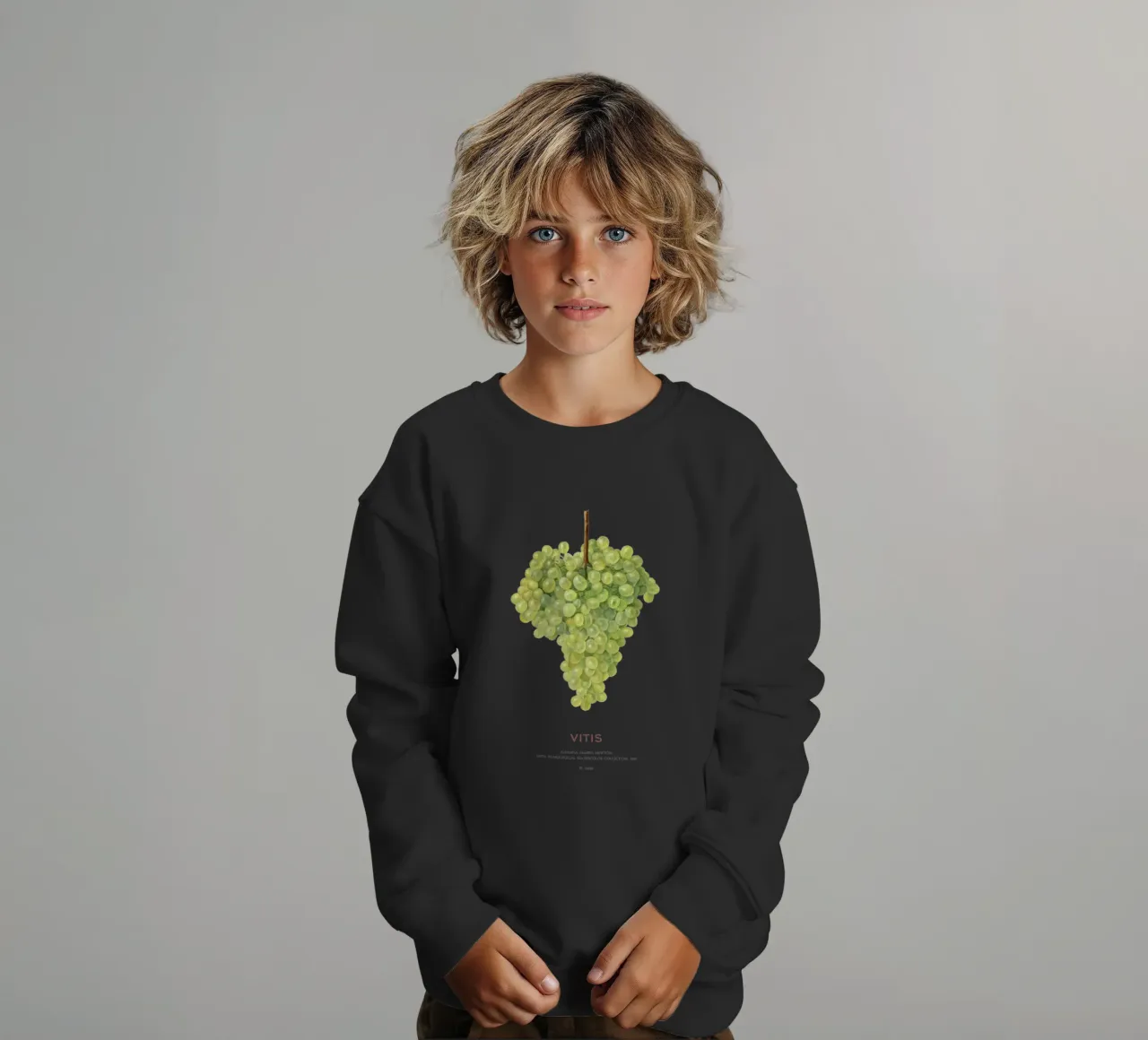 Uva o Vitis felpa bambino da Vintagrafica