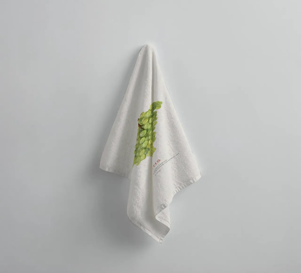 Uva o Vitis asciugamano da bagno da Vintagrafica