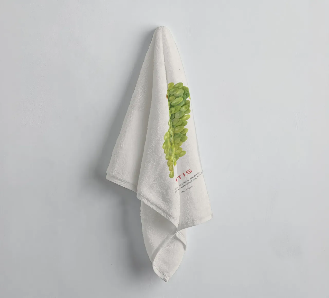 Uva o Vitis asciugamano da bagno da Vintagrafica