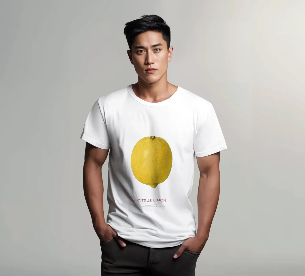 Citrus limon oder Zitronenfrucht T-Shirt von Vintagrafica