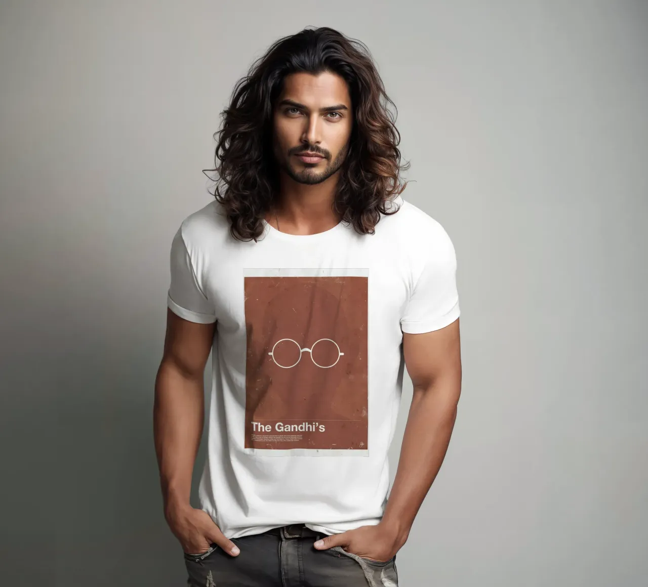 Framework Gandhi t-shirt van Moxy Creative House