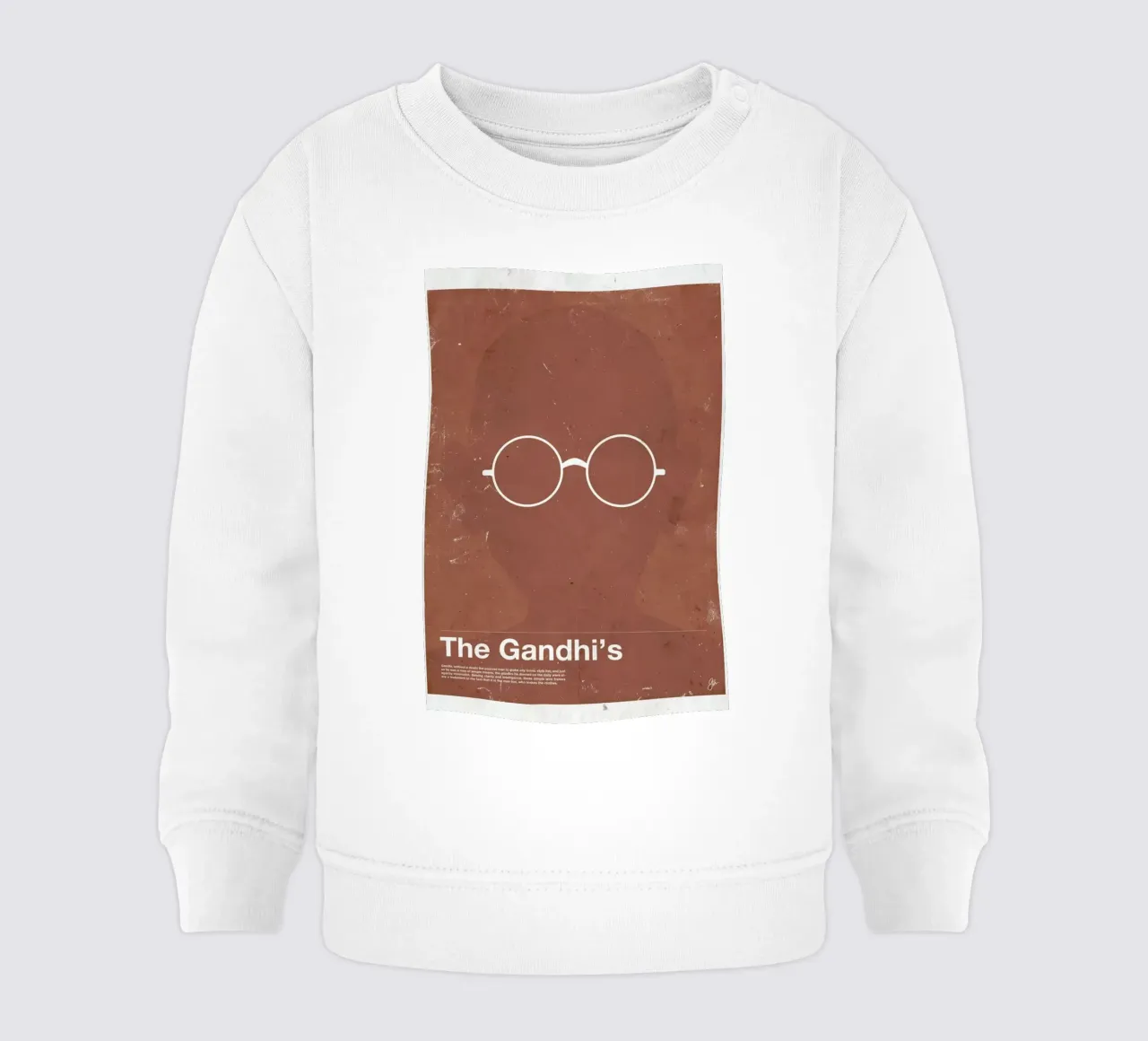 Framework Gandhi sudadera de bebé de Moxy Creative House