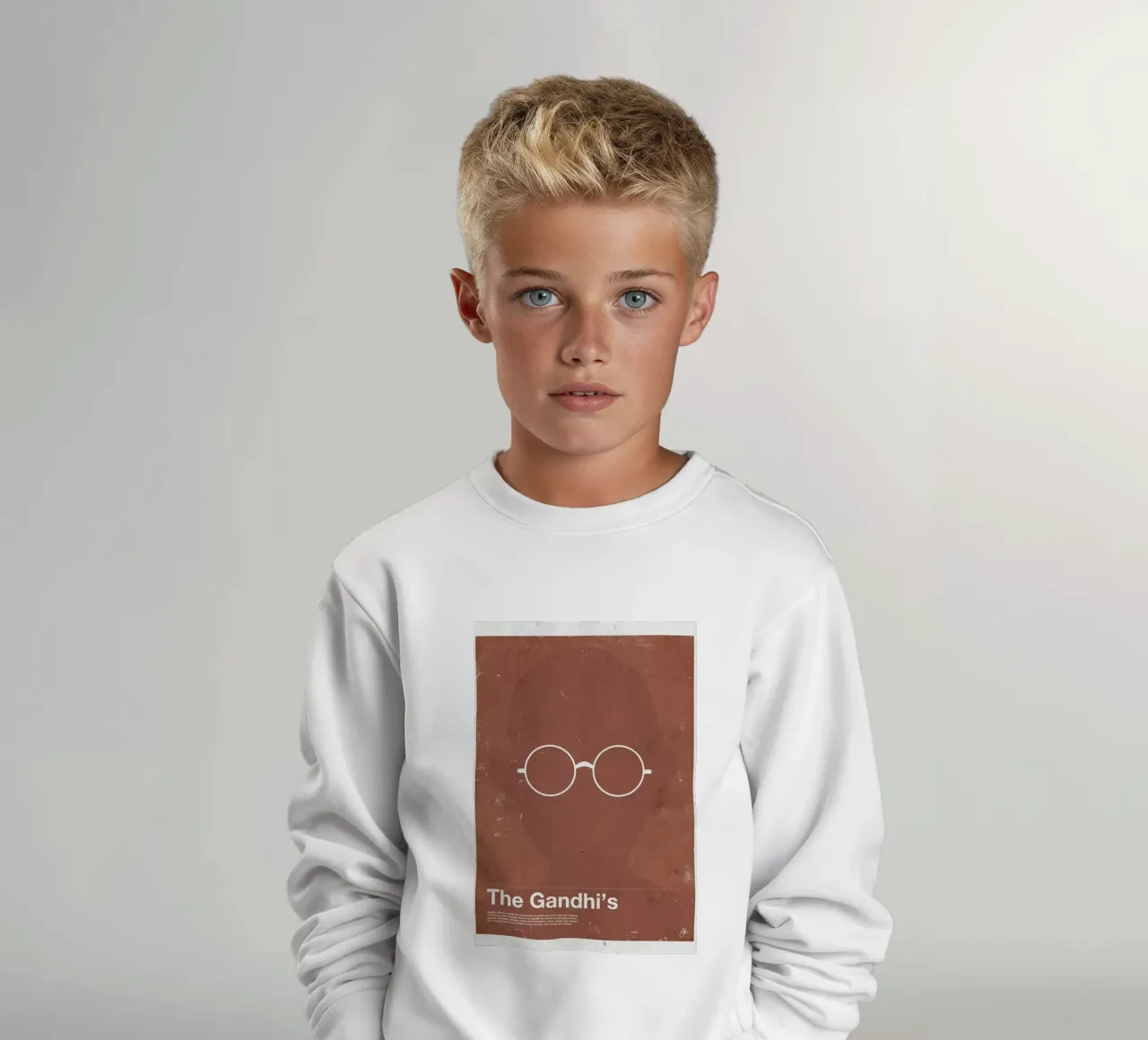 Framework Gandhi sudadera para niño de Moxy Creative House