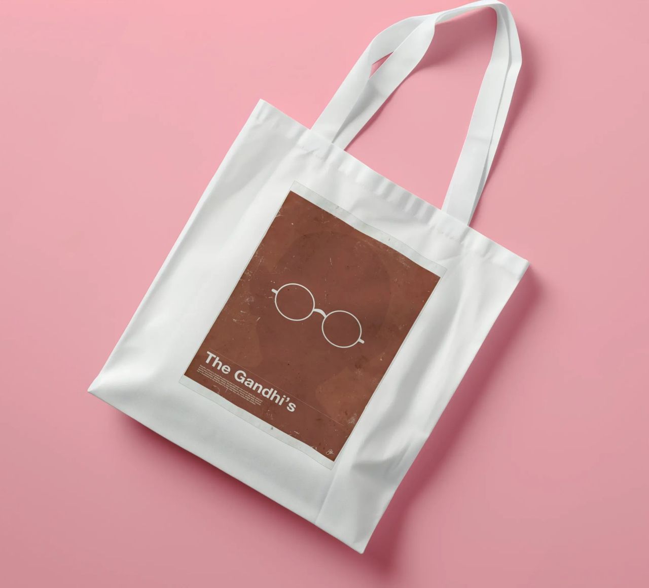 Framework Gandhi borsa in juta da Moxy Creative House