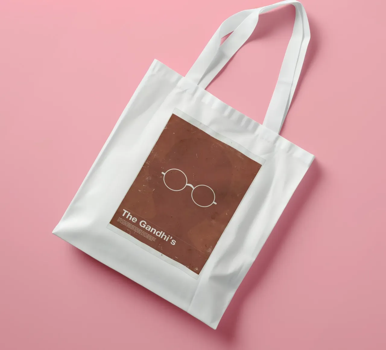 Framework Gandhi borsa in juta da Moxy Creative House