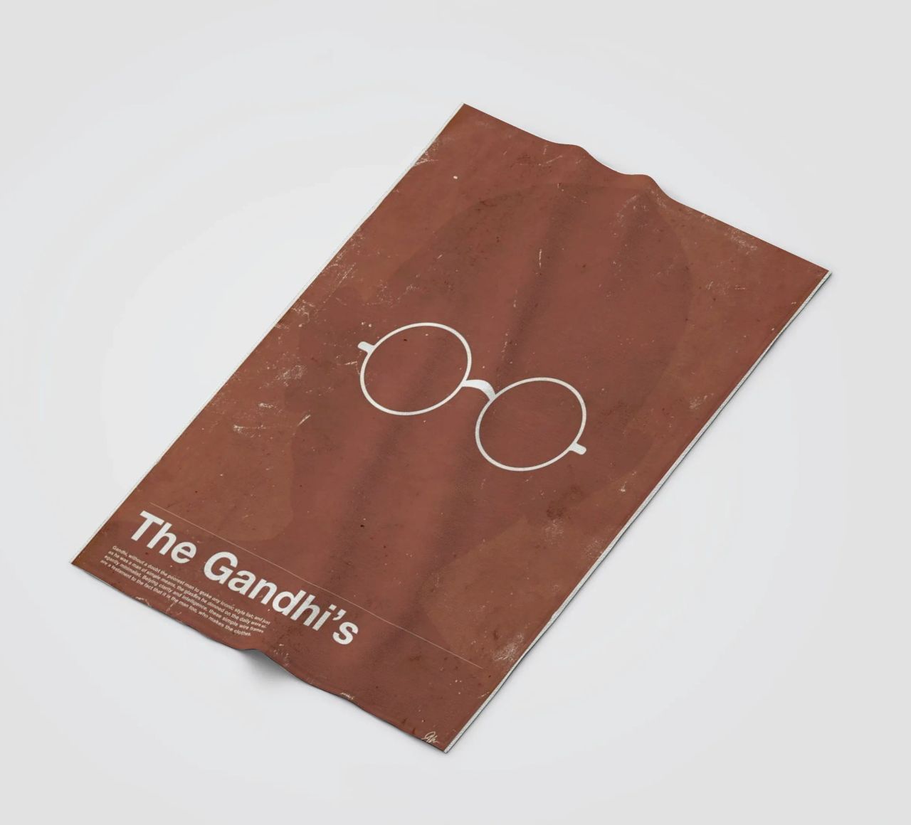 Framework Gandhi coperta in pile da Moxy Creative House