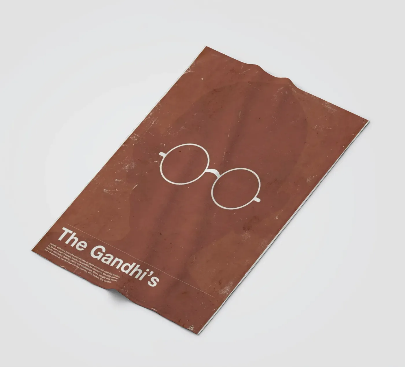 Framework Gandhi fleecedeken van Moxy Creative House