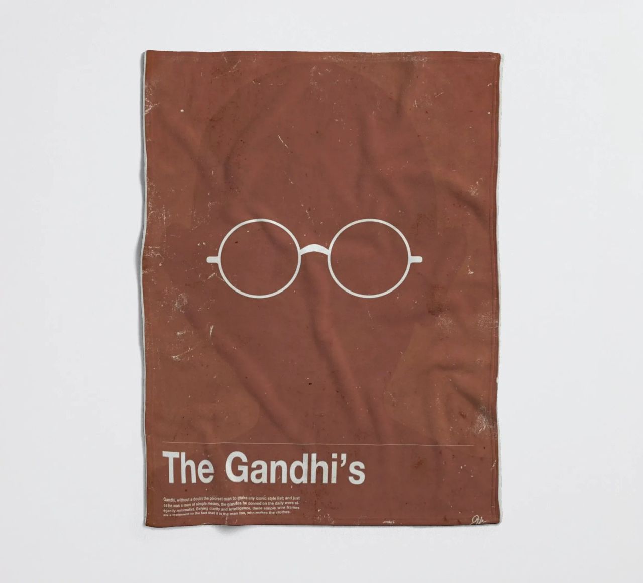 Framework Gandhi coperta in pile da Moxy Creative House