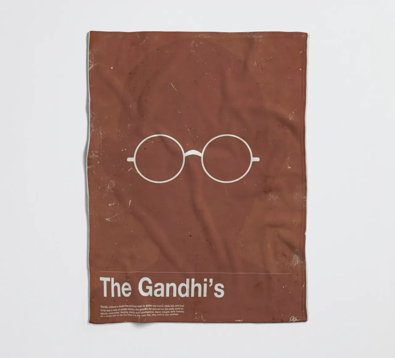 Framework Gandhi coperta in pile da Moxy Creative House