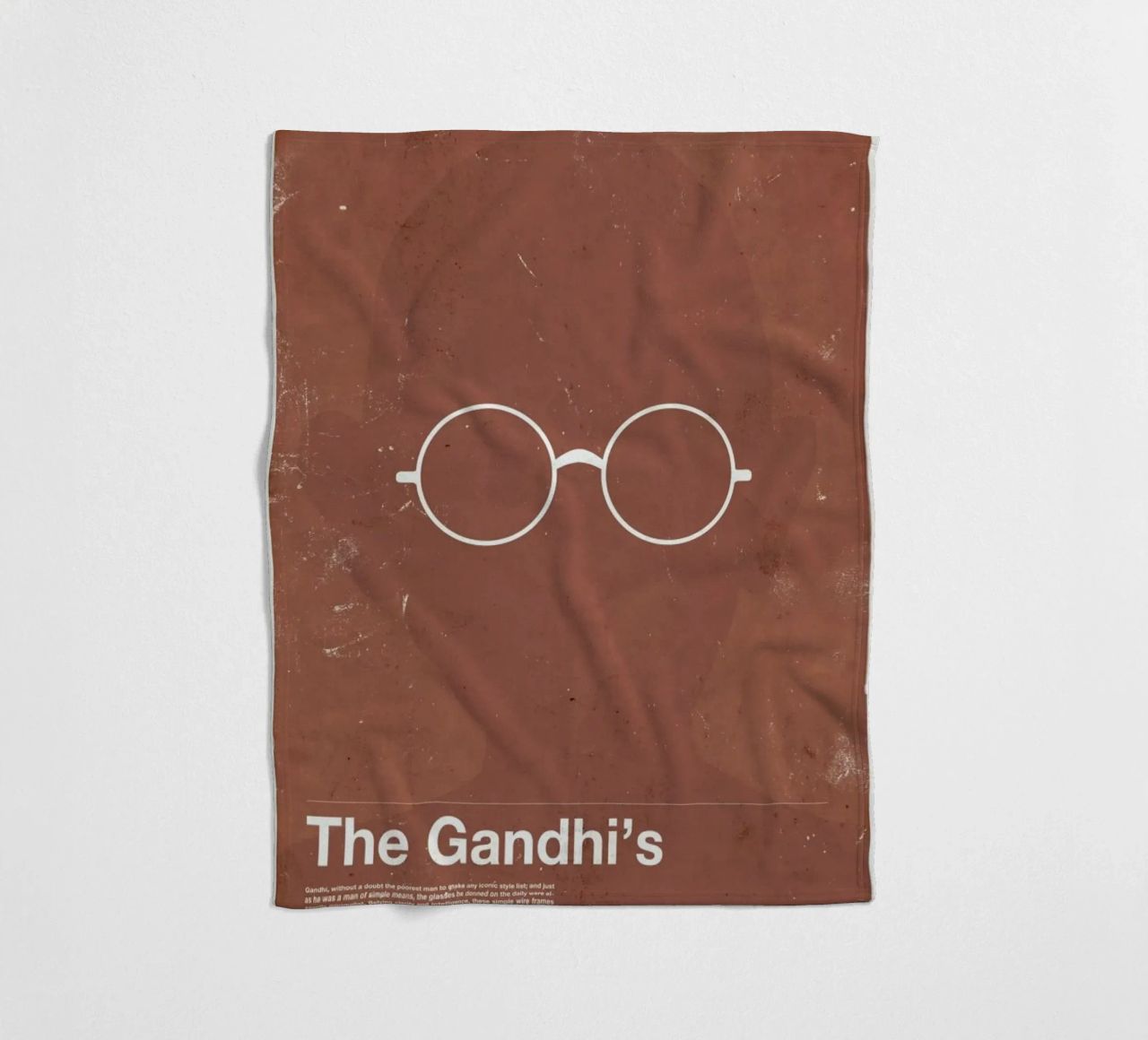 Framework Gandhi coperta in pile da Moxy Creative House